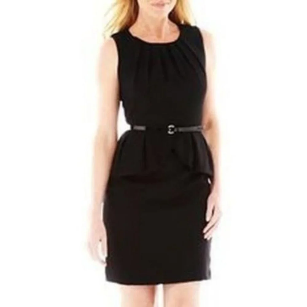 NWOT Liz Claiborne Peplum Sheath Dress